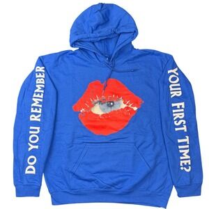 The Kid Laroi EOTW Tour 2022 Hoodie Blue Medium Official Concert Merch